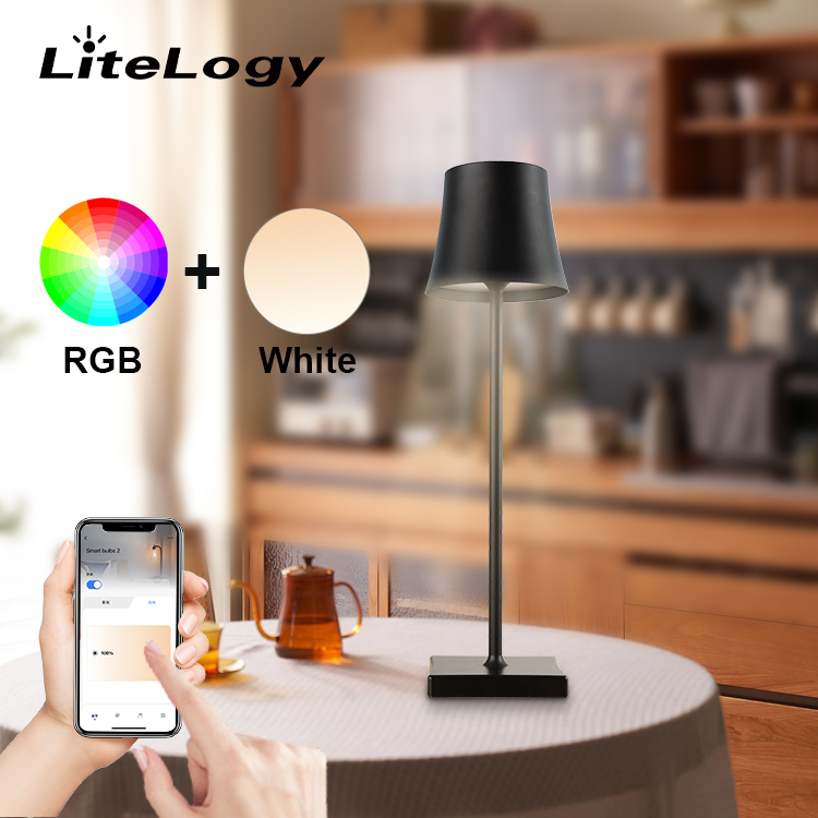 Wifi App Touch Control Rechargeable Led Smart Table Lamp